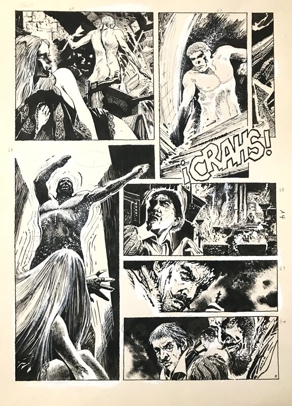 Lalia, Krantz, planche n°11, 1981 - Planche originale