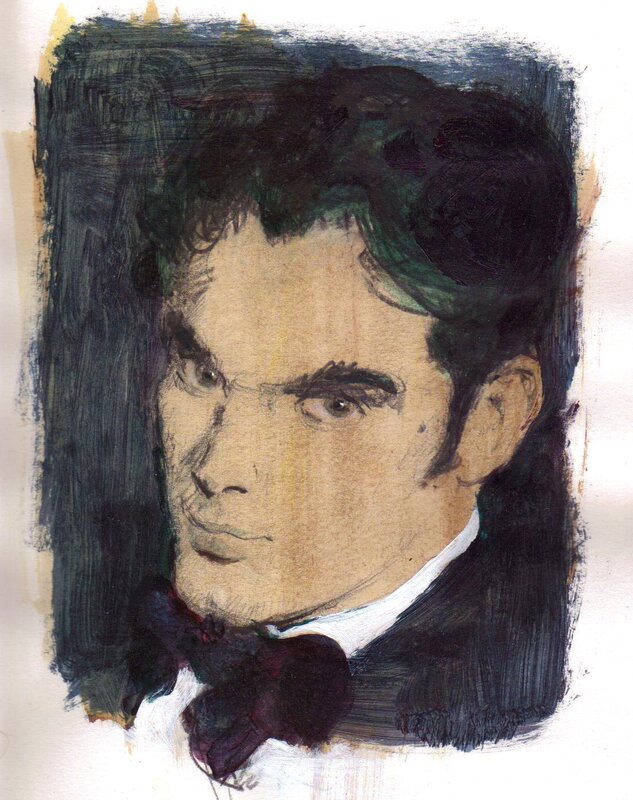 René Follet, Federico García Lorca - Original Illustration