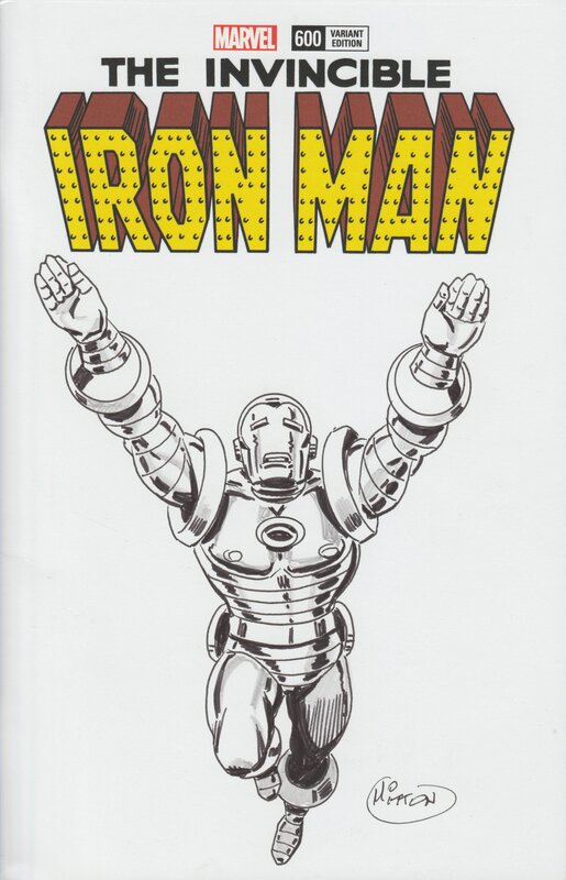 Iron Man by Jean-Yves Mitton - Original Illustration