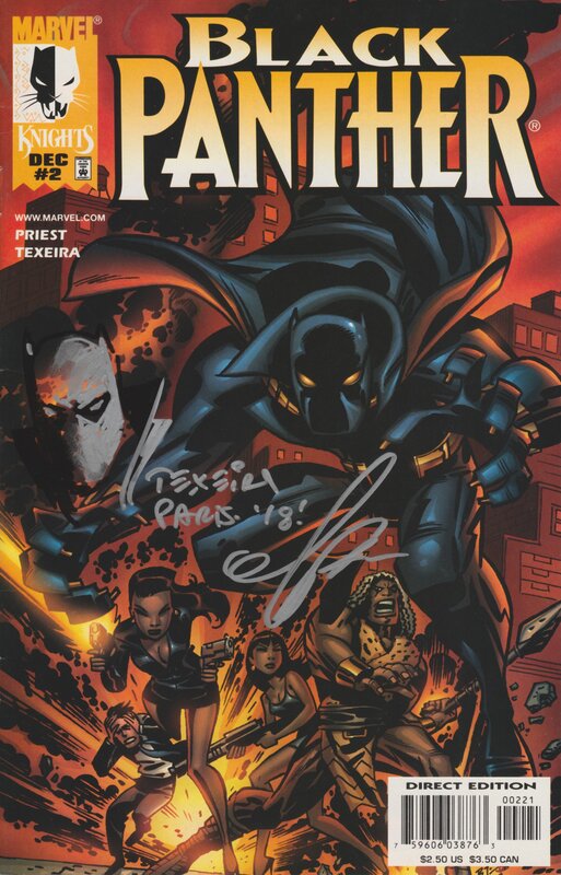 Black Panther 2 par Mark Texeira - Dédicace