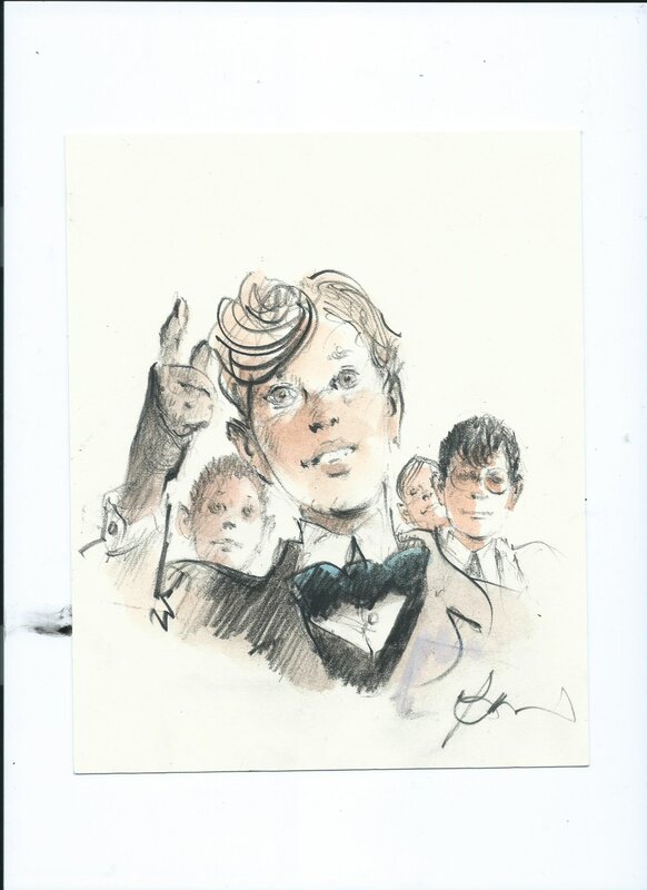 Edmund Bell by René Follet - Original Illustration