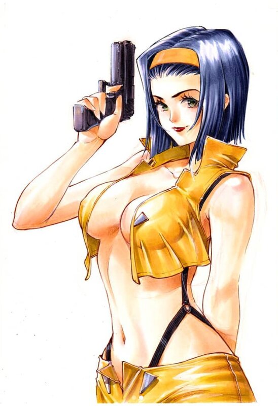 Faye Valentine par RO Yoshimiya - Illustration originale