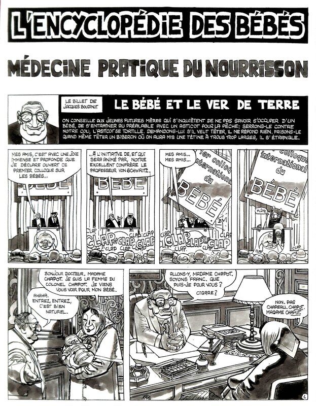 Daniel Goossens, L'encyclopédie des bébés - Comic Strip