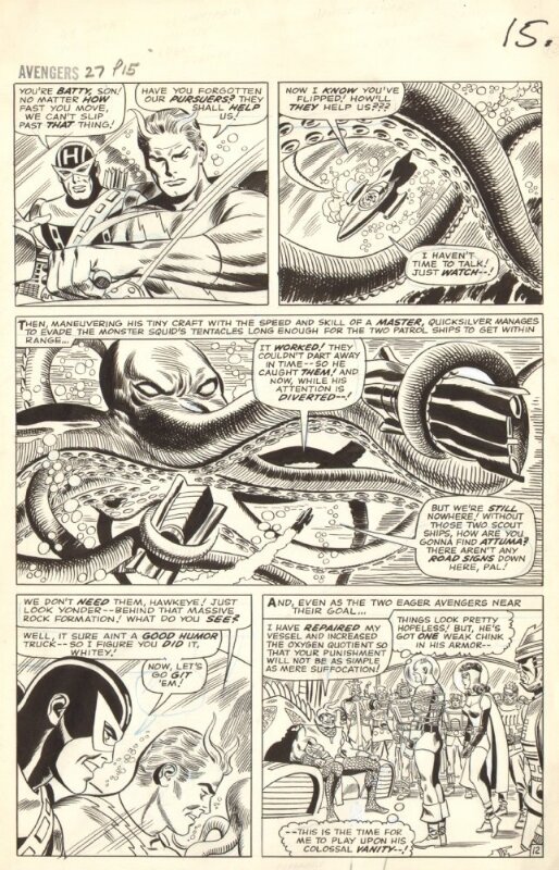 Avengers #27 p15 par Don Heck, Frank Giacoia - Planche originale