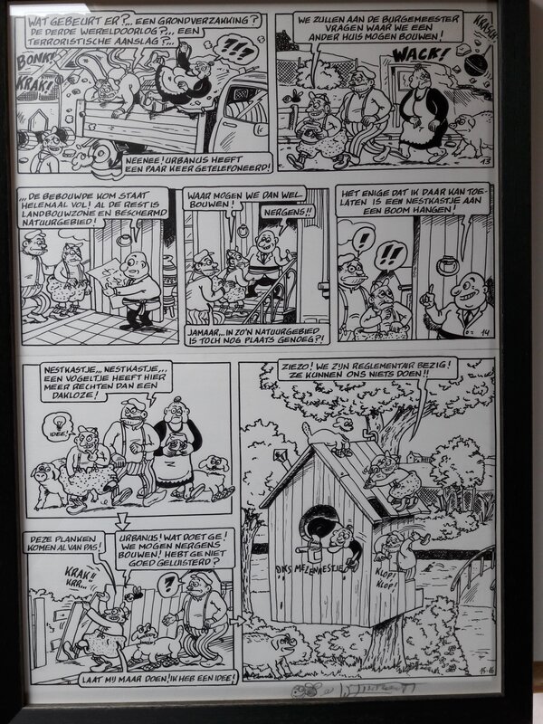 Urbanus par Willy Linthout - Planche originale