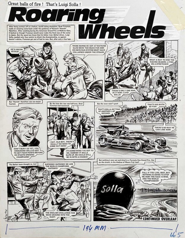 Mike White, Roaring Wheels_ACTION - Comic Strip