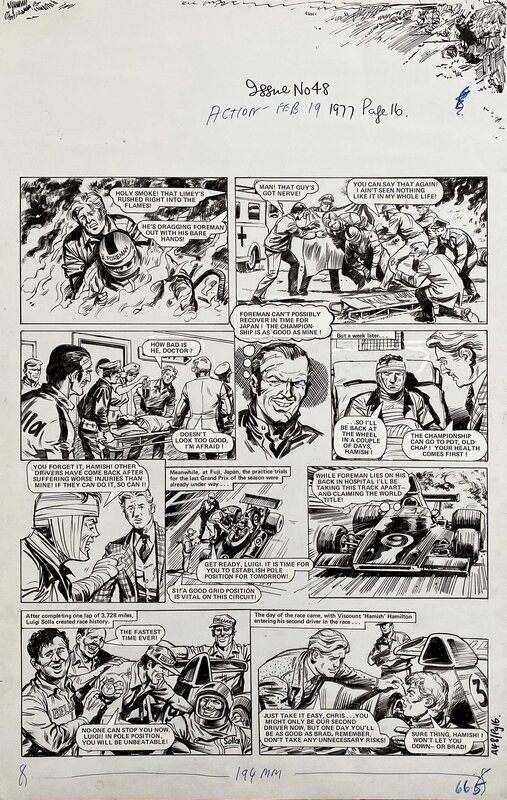 Mike White, Roaring Wheels_ACTION - Comic Strip