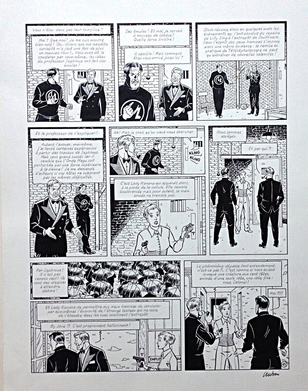 Blake et Mortimer by Antoine Aubin - Comic Strip
