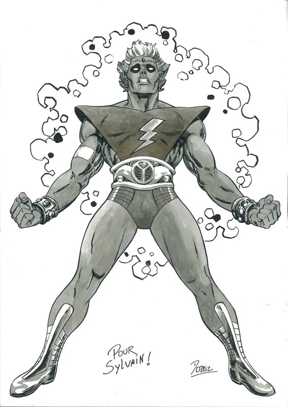 Adam Warlock by Rafael Ortiz - Original Illustration
