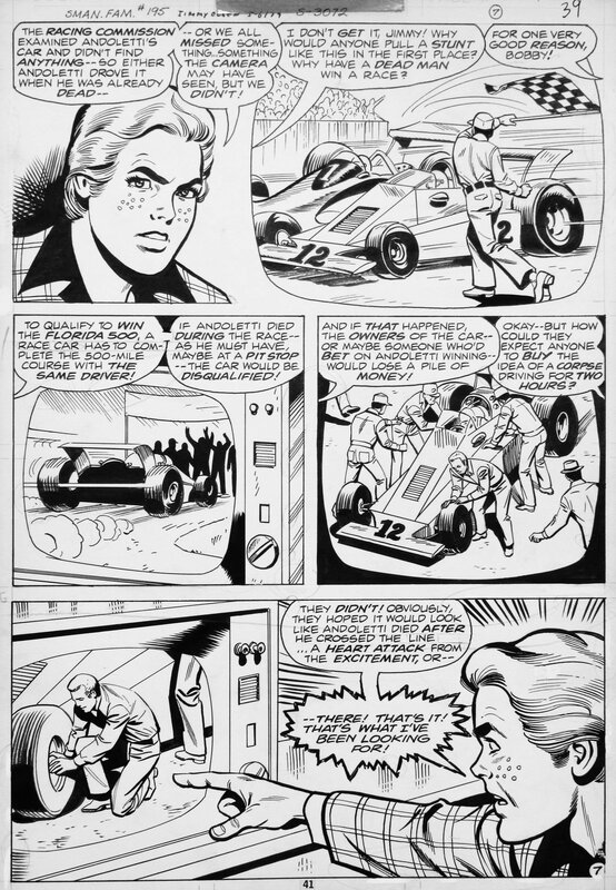 Kurt Schaffenberger, Superman Family Jimmy Olsen #195 p41 - Planche originale