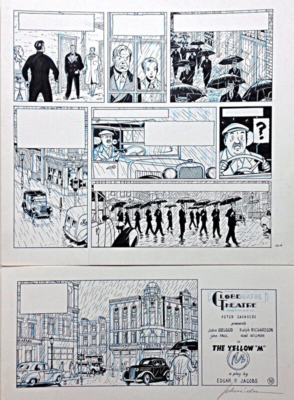 Etienne Schréder, Antoine Aubin, Blake et Mortimer - L'Onde Septimus - Comic Strip