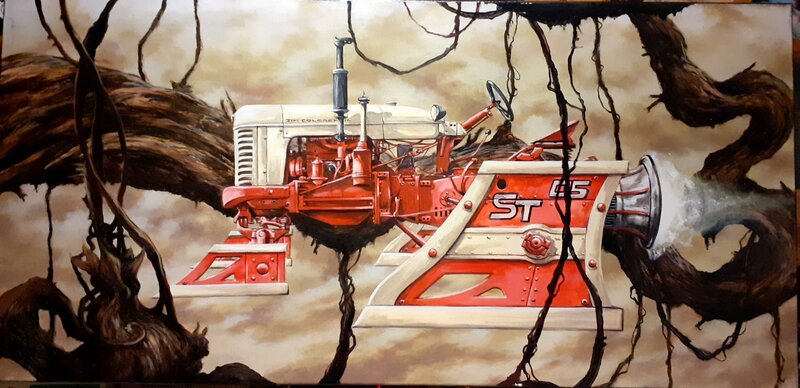 For sale - Jim Colorex, Space Tractors - ST5 - Original Illustration