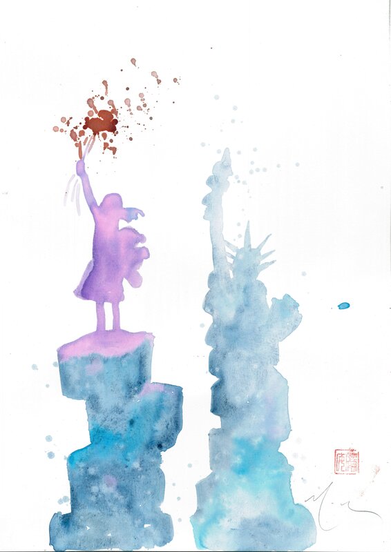 Democracy par David W. Mack - Illustration originale