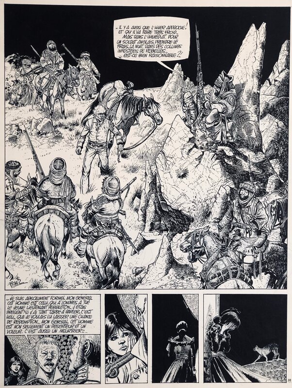 Franz, 1979 - Lester Cockney : Les Fous de Kaboul -  Est-ce bien raisonnable ?! - - Comic Strip
