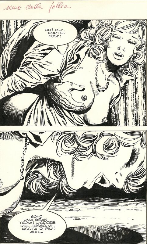 Xavier Musquera, ''il Scuse Della Follia'' Planche 78-58 - Planche originale