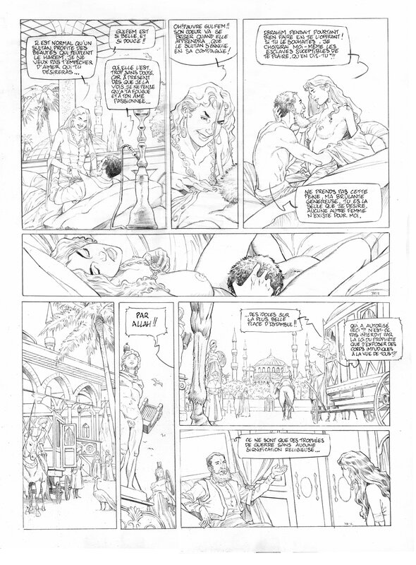 Planche 38 par Olivier Roman - Planche originale