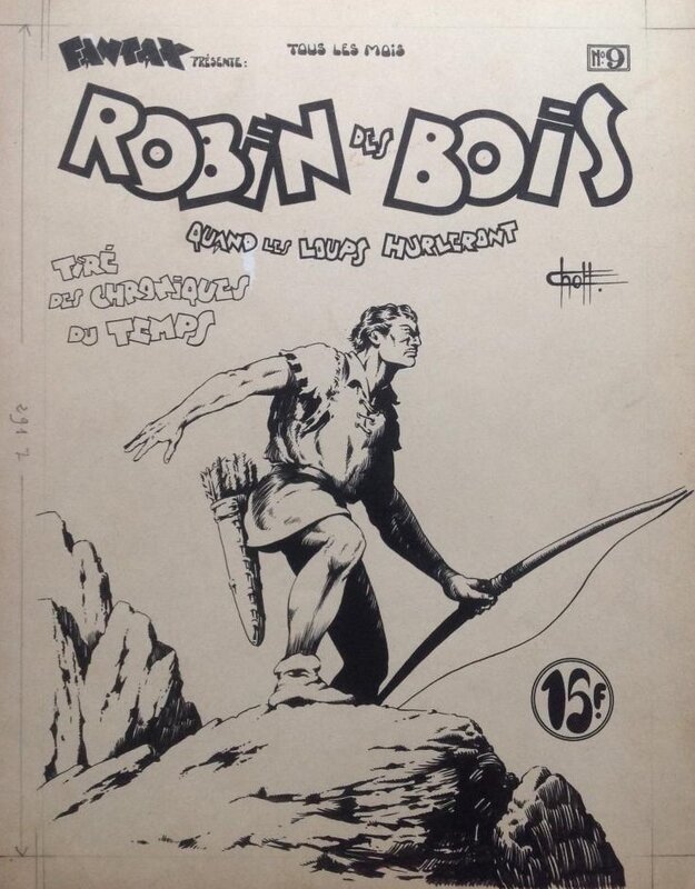 Chott, Robin des Bois 9, Couverture originale - Original Cover