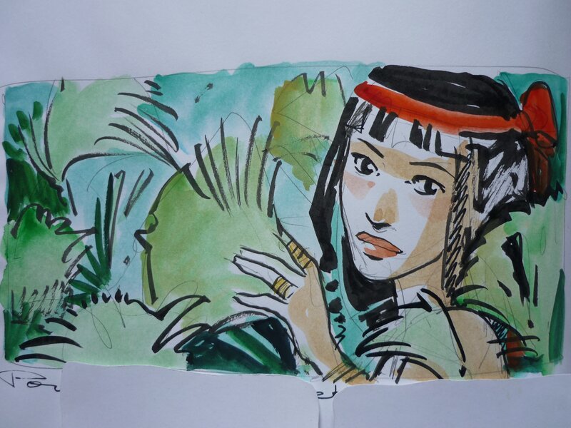 Isabelle Dethan, Meresankh dans la nature - Sketch