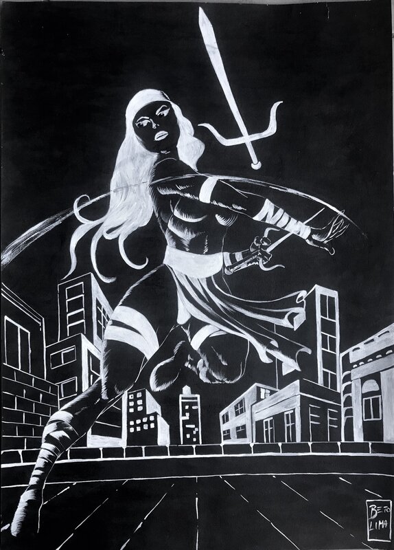 Elektra by Beto Lima - Original Illustration