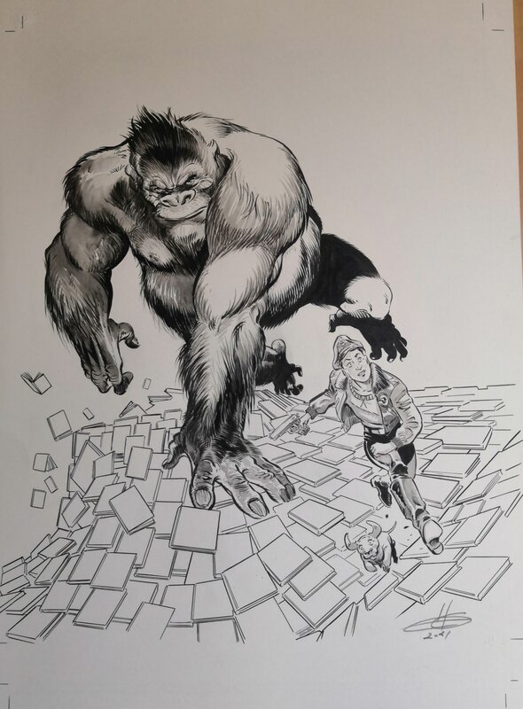 The Kong Crew par Eric Hérenguel - Couverture originale