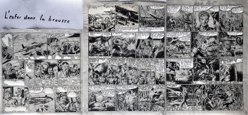 Christian Mathelot, L'enfer dans la brousse pl 1, 2 et 3 - Comic Strip
