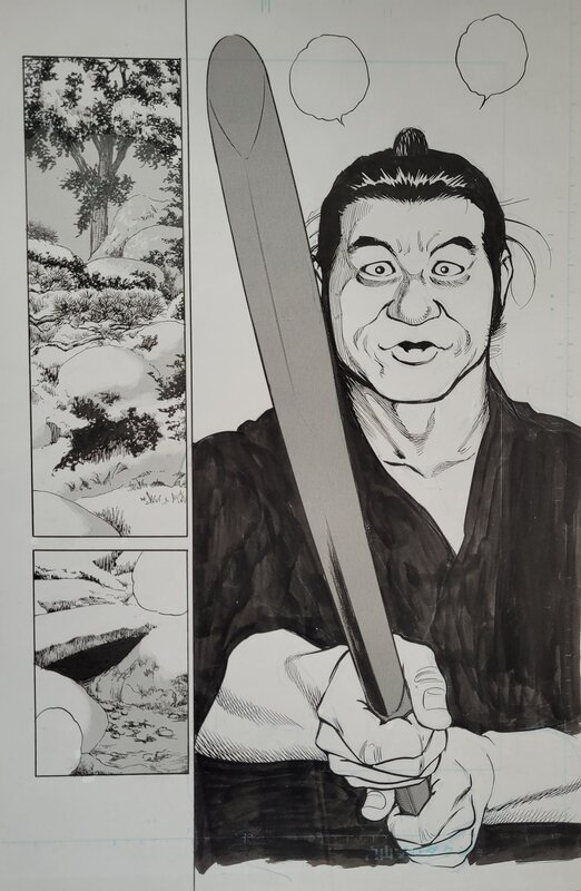 Mamoru Uchiyama, Onimaro Zanjin Ken manga - Planche originale