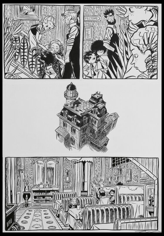 Frederik Peeters, Pierre Wazem, 2005 - Koma - Tome 4: L'Hôtel - Comic Strip