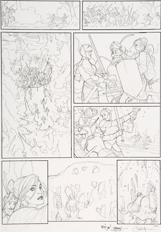 Terry Dodson, Songes T2 Page 41 (Coraline) - Planche originale