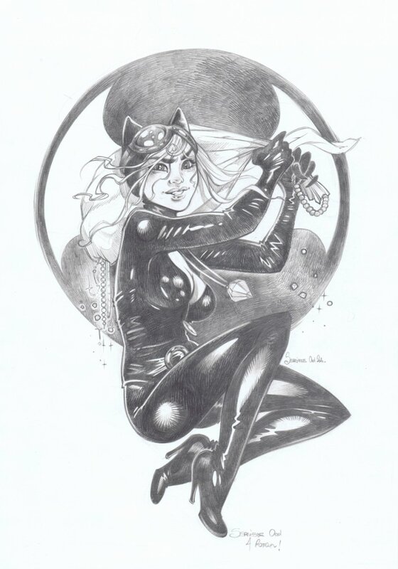 Catwoman by Ood Serrière - Original Illustration