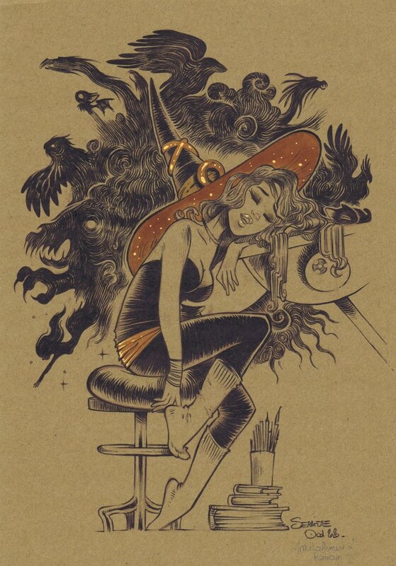 Sleep by Ood Serrière - Original Illustration