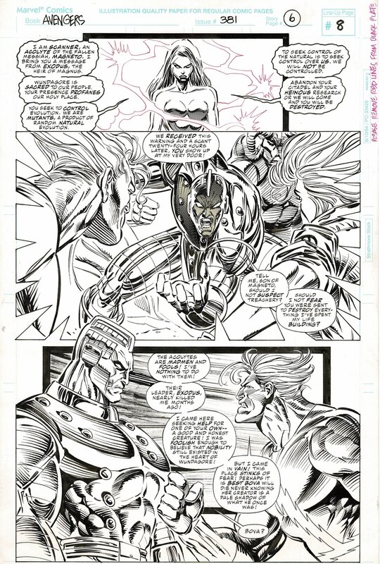 VENDUE par Mike Deodato Jr., Tom Palmer - Planche originale