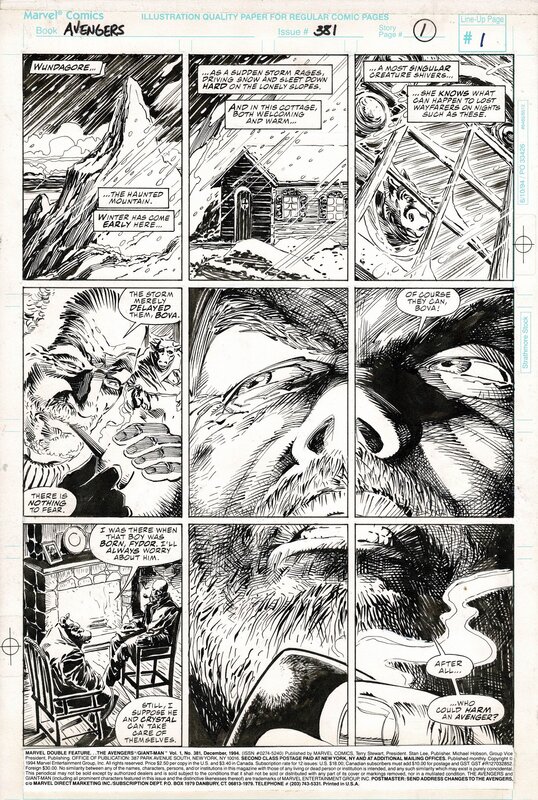 VENDUE par Mike Deodato Jr., Tom Palmer - Planche originale