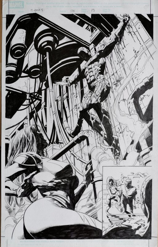 Thunderbolts par Mike Deodato Jr. - Planche originale