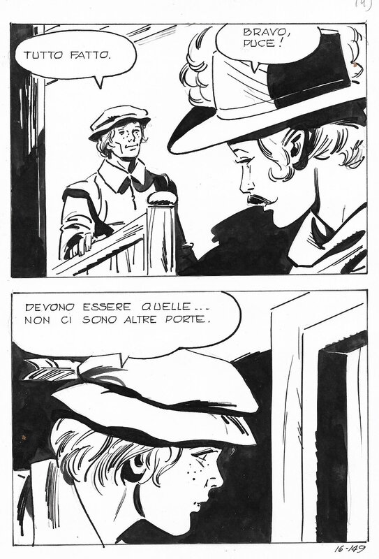 Salvatore Stizza, A fil di spada planche 149 - La Moschettiera n°16 (Edifumetto) - Comic Strip