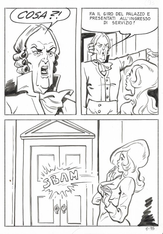 Sandro Angiolini, Una n°1 (Elvifrance) - Planche originale