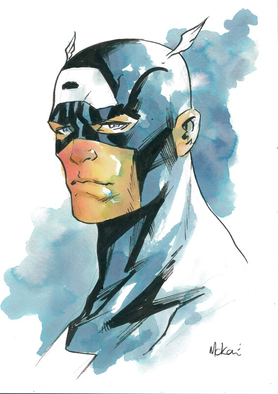 Captain America by Mike McKone - Sketch