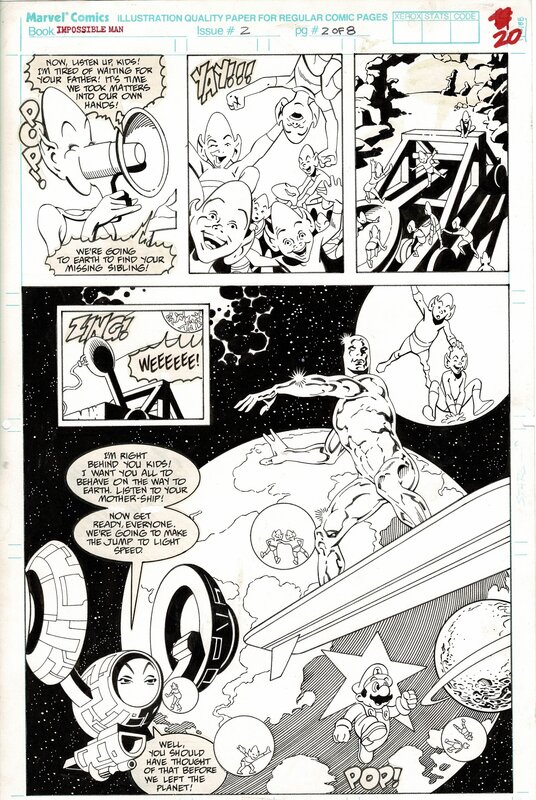 Impossible MAN #2 par Steve Carr, John Beatty - Planche originale