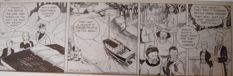 Milton Caniff, Terry and the Pirates 11-9-34 - Planche originale