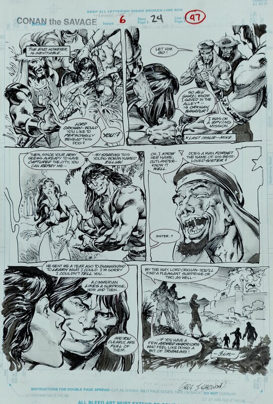 Conan The Savage by Geof Isherwood - Comic Strip