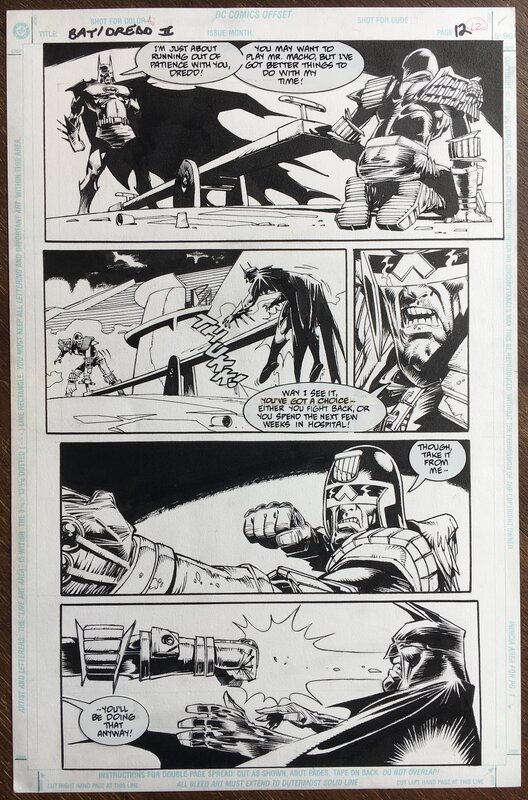Cam Kennedy, Alan grant, John Wagner, Batman/judge Dredd: Vendetta in Gotham - Comic Strip