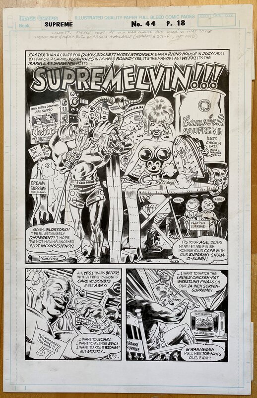 Supreme #44 by Rick Veitch, Bill Wray, Alan Moore - Comic Strip