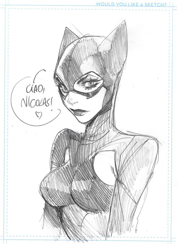 Catwoman by Mirka Andolfo - Sketch