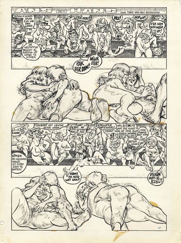 Theo van den Boogaard, 1969 - Ans en Hans krijgen de kans (Page - Dutch KV) - Comic Strip