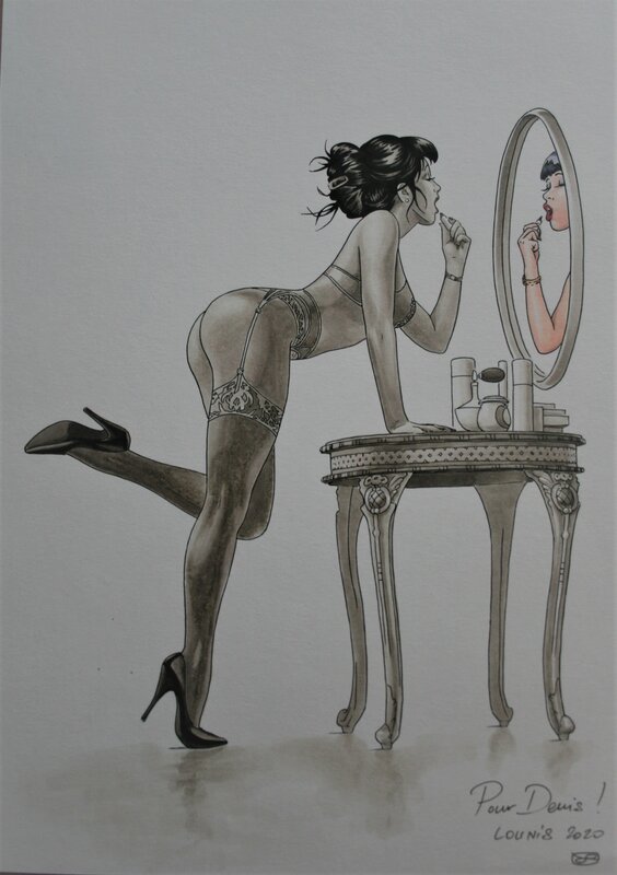 Maquillage par Lounis Chabane - Illustration originale