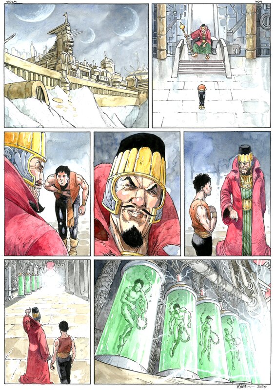 Przemyslaw Klosin, Don Lawrence, STORM Special - 45 Years - Hommages - by Uitgeverij L - Planche originale