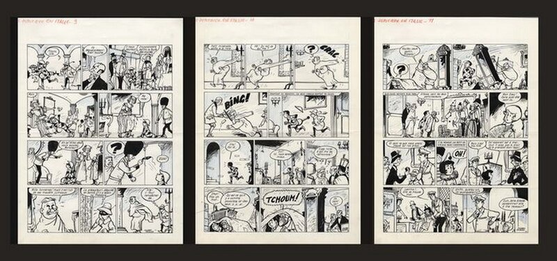 Pierre Lacroix, Les Jumeaux en Italie - Comic Strip