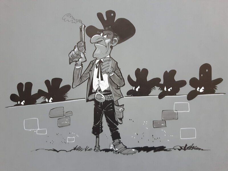 Eddy Ryssack, Quand les loups hurlent 1 - Original Illustration