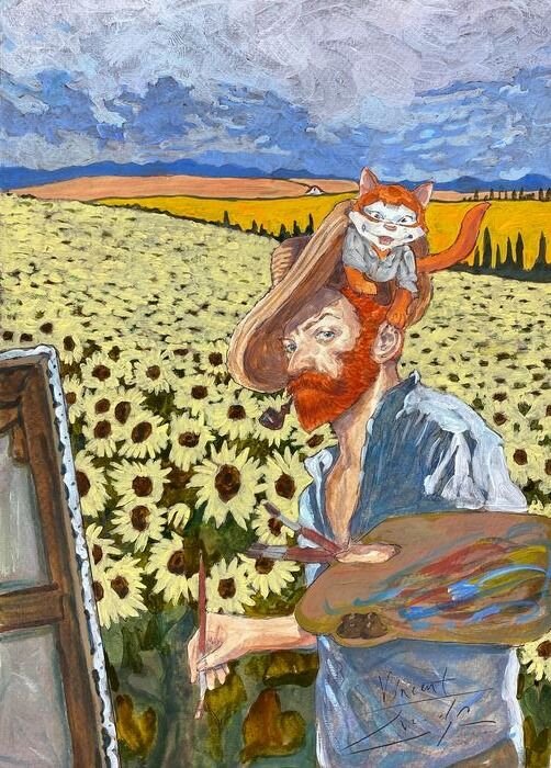 Gradimir Smudja, Vincent et Van Gogh - Couverture - Original Cover