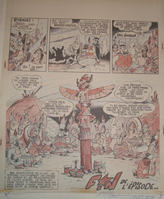 Cézard, Arthur et les peaux rouges - Comic Strip