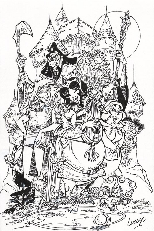 Percevan - La Détente - Luguy - Original Illustration